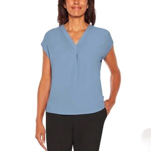 Banana Republic Ladies' Blouse Blue (Purple Impression) Size L